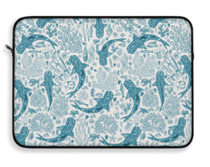 Whale Shark Laptop Sleeve – Coral Reef Inspired Case