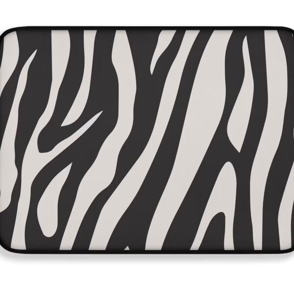 Zebra Print Laptop Sleeve – Animal Print Case