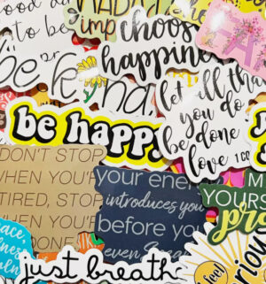 100 Inspirational Quote Stickers Motivation & Affirmation Pack Laptop Decals