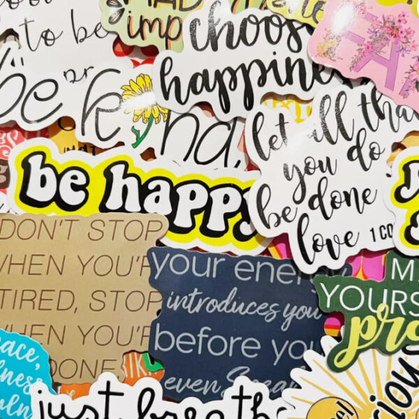 100 Inspirational Quote Stickers Motivation & Affirmation Pack Laptop Decals