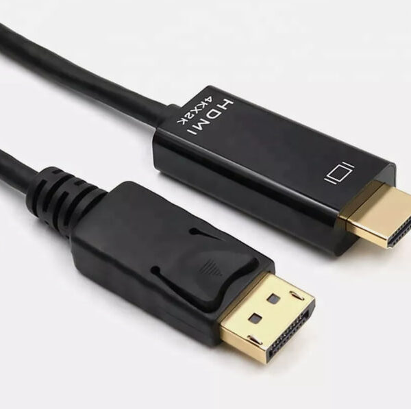 DISPLAYPORT DP TO HDMI HD GOLD CABLE LEAD WIRE ADAPTOR DISPLAY MONITOR PC LAPTOP