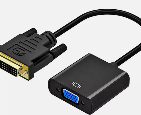 DVI Male VGA Female Adapter Digital Analog Converter Cable DVI-D