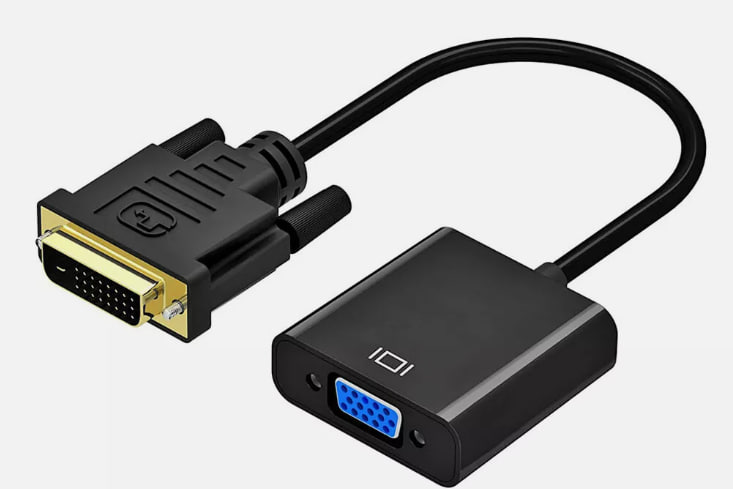 DVI Male VGA Female Adapter Digital Analog Converter Cable DVI-D