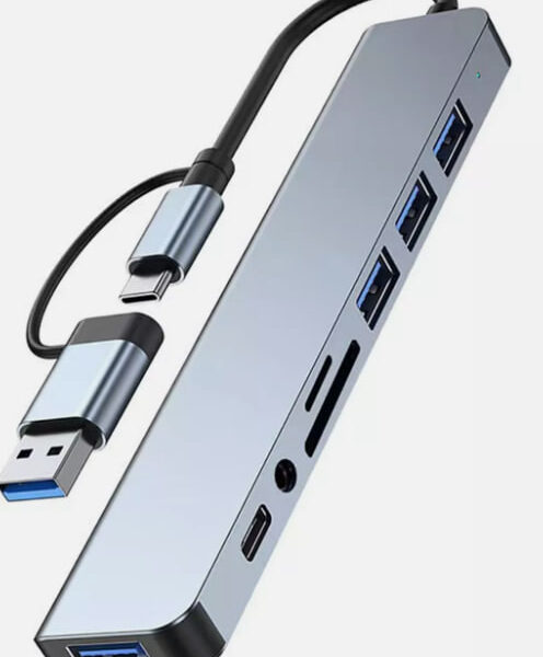 7/8 Port USB-C Hub Adapter - 5G Speed Multi Splitter for PC, Laptop & MacBook US