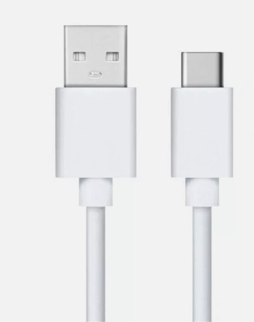 Second image of USB-C to USB-A White Charging & Data Cable