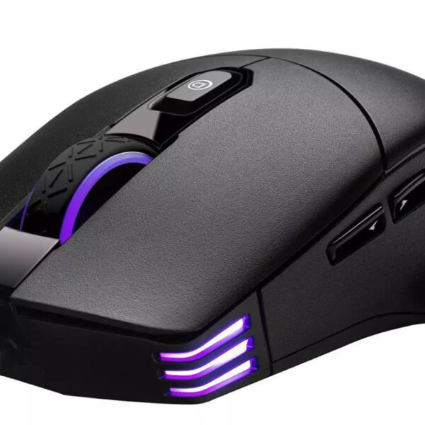 EVGA X12 Gaming Mouse, 8k, Wired, Black, Customizable, Dual Sensor, 16,000 DPI
