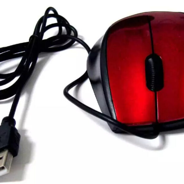 Second image of USB 2.0 Optical Wired Scroll Wheel Mouse Mice for PC Laptop Notebook Desktop Red